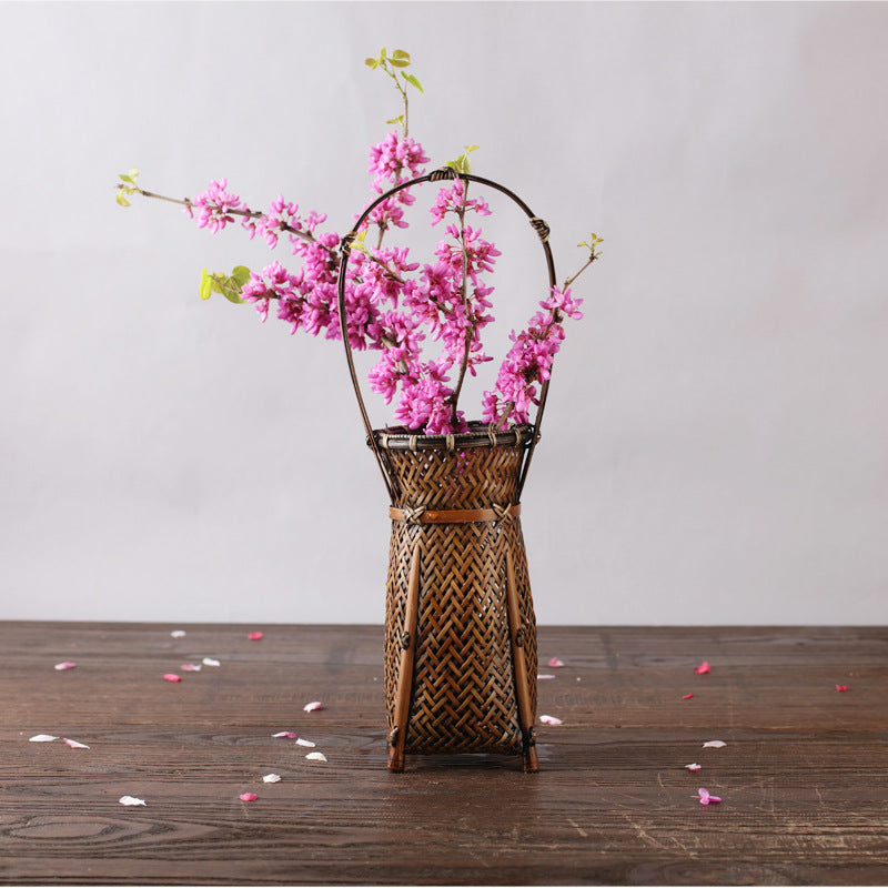 Bamboo Woven Flower Vase