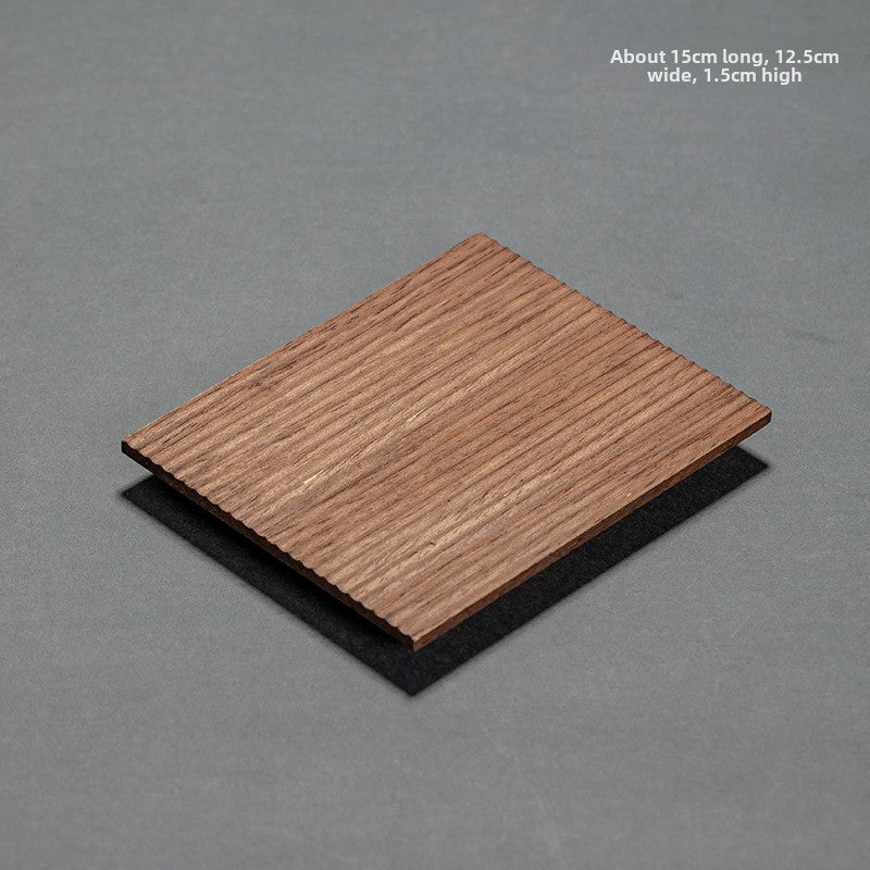 Wooden tea ceremony coaster