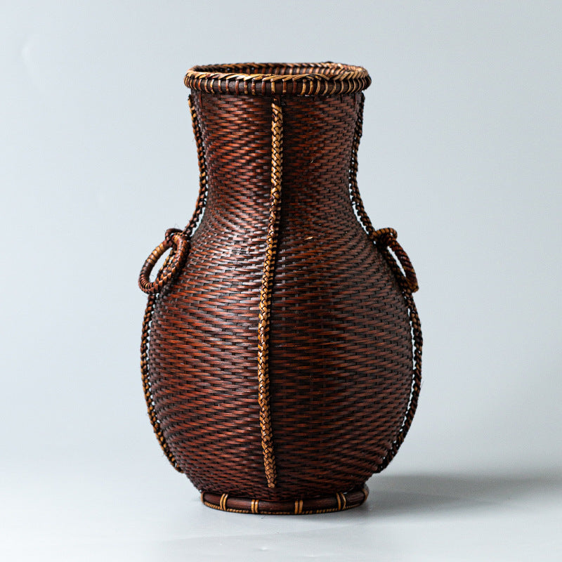 Handmade Bamboo Woven Vase