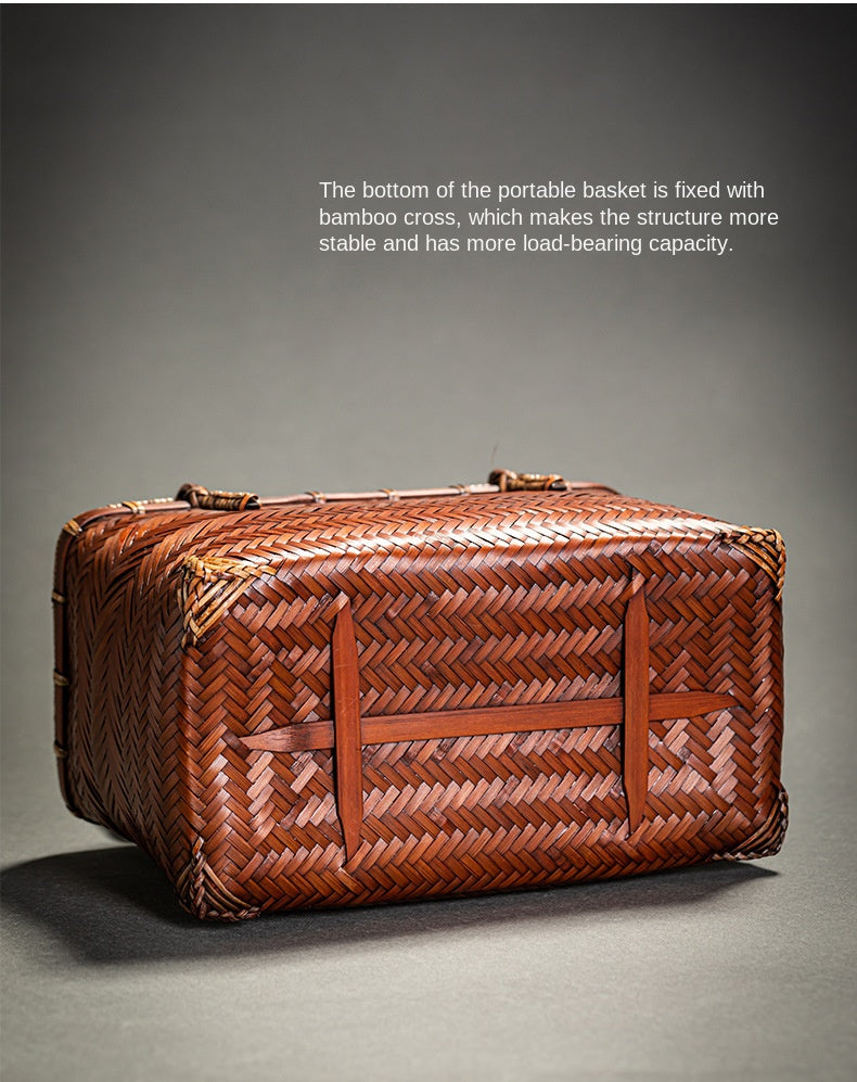 Bamboo Woven Handbag