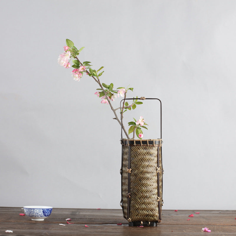 Bamboo Woven Flower Vase