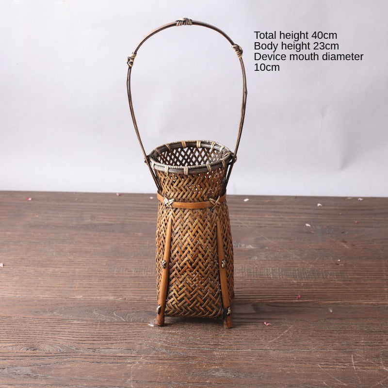 Bamboo Woven Flower Vase