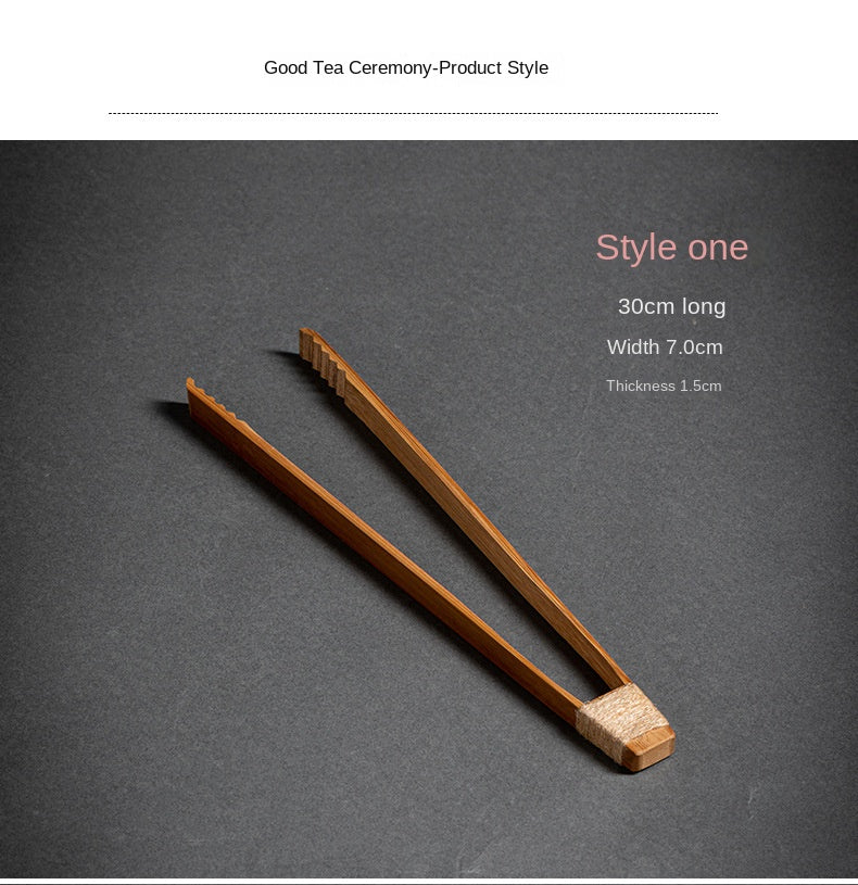 Bamboo Tea Tongs