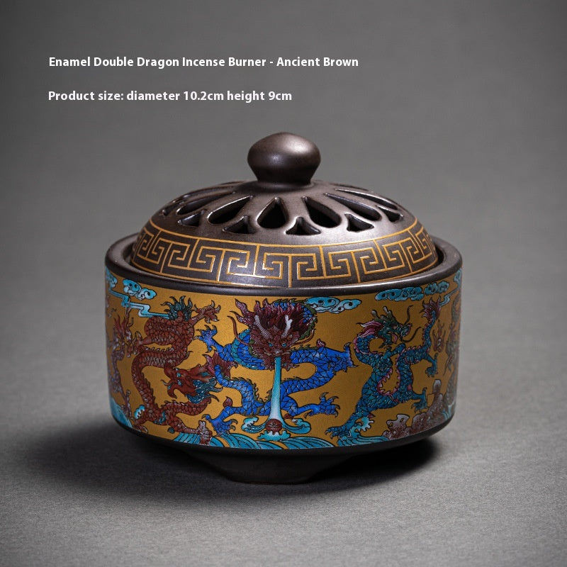 Chinese Style Incense Coil Aromatherapy Furnace Incense Holder