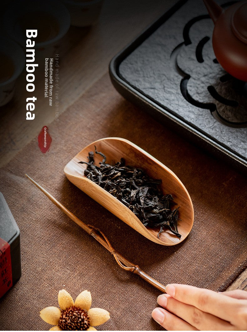 Handmade Mei Fei Bamboo Tea Scoop