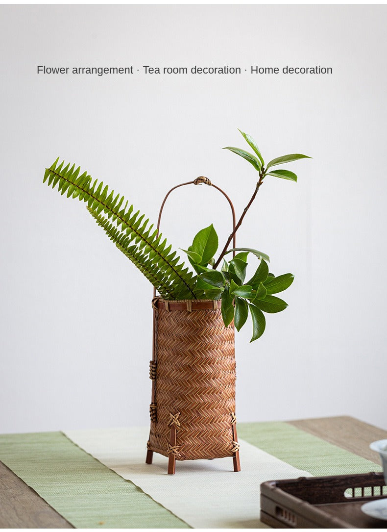 Handmade Bamboo Woven Vase