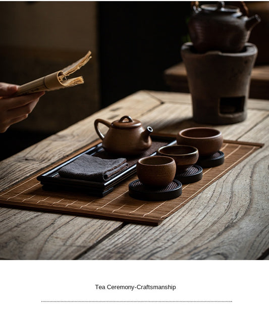 Tea Ceremony Bamboo Mat