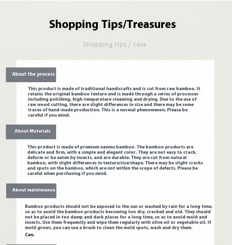 Bamboo Tea Spoon Two-Piece Set