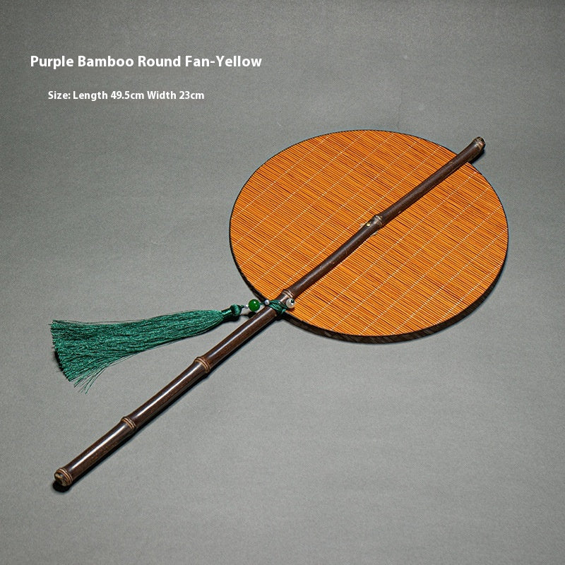 Rollable Bamboo Woven Waist Fan