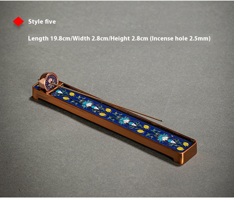 European Retro Zinc Alloy Incense Holder