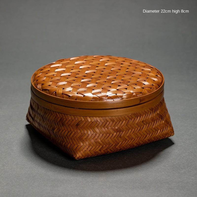 Bamboo Tea Set Storage Box