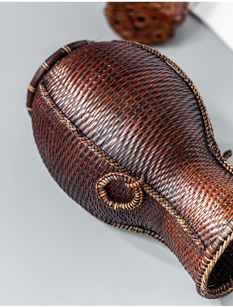 Handmade Bamboo Woven Vase