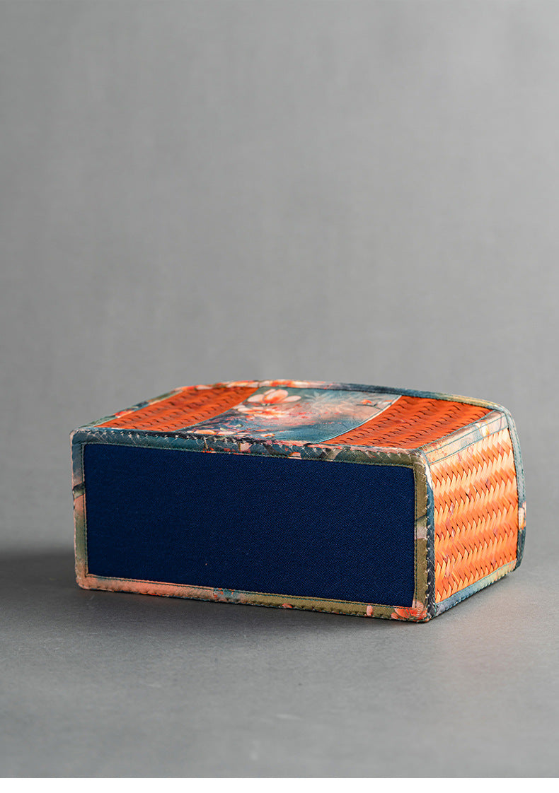 Chinese-Style Portable Bamboo Storage Bag