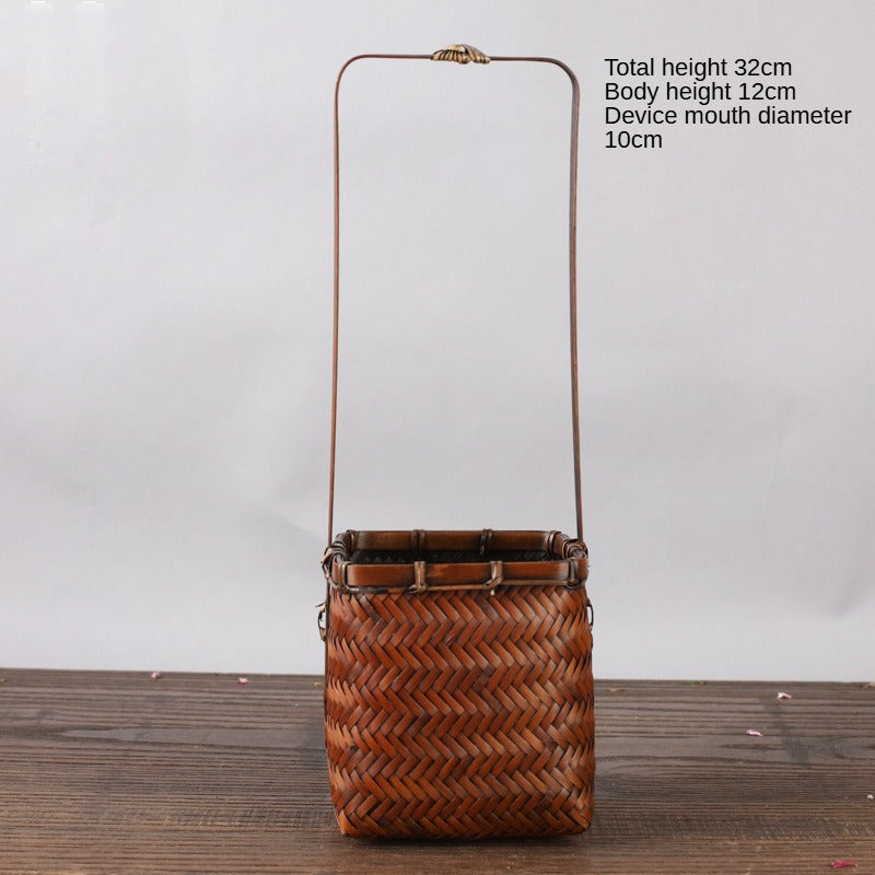 Bamboo Woven Flower Vase