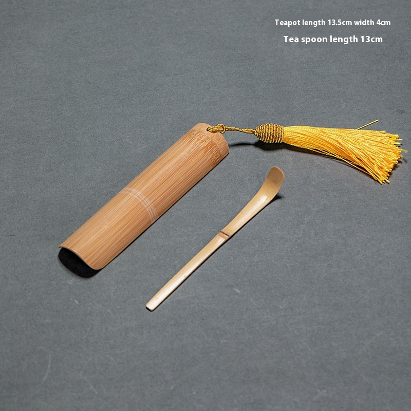 Bamboo Tea Spoon Two-Piece Set