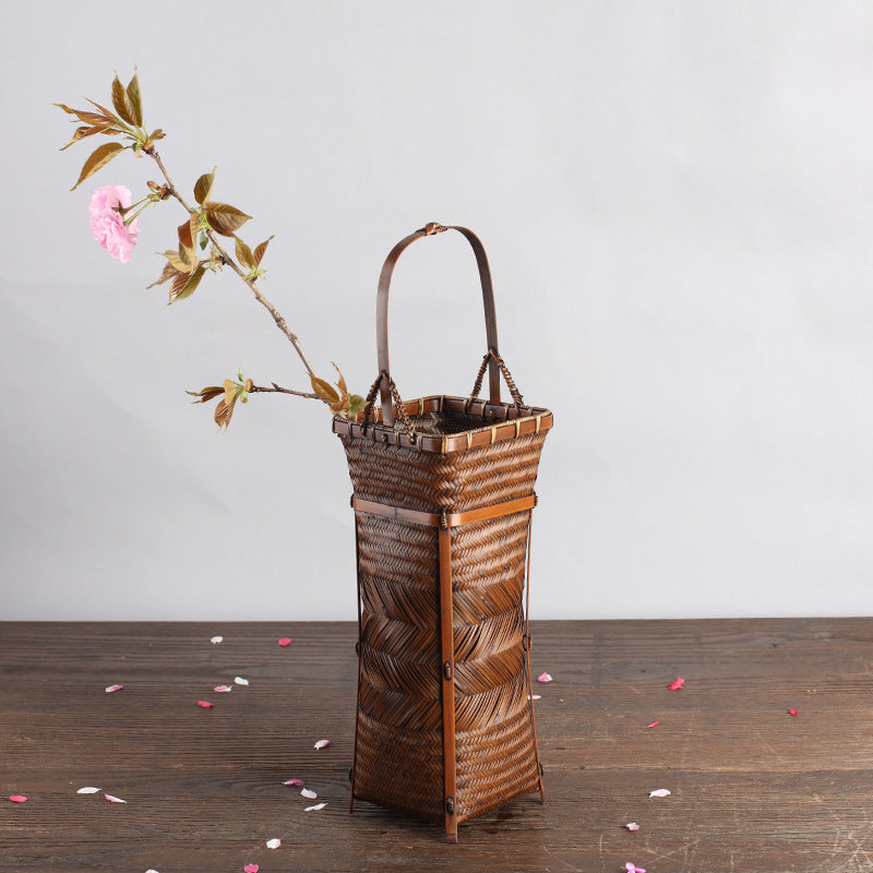 Bamboo Woven Flower Vase