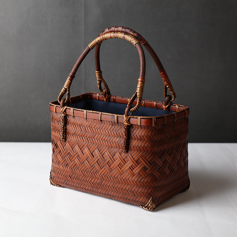 Chinese Style Handmade Bamboo Woven Bag