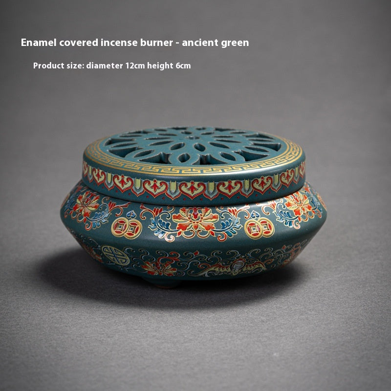 Chinese Style Incense Coil Aromatherapy Furnace Incense Holder