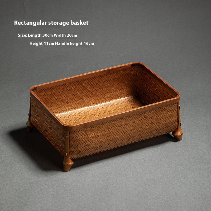 Bamboo Woven Storage Basket