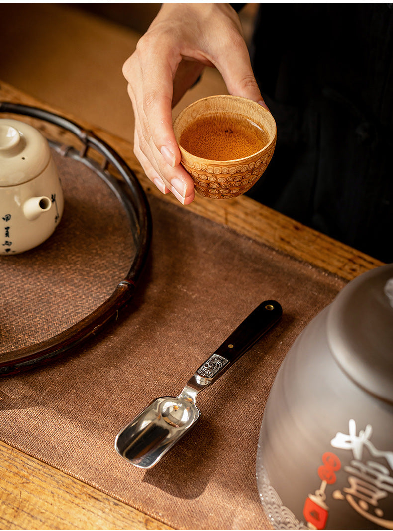 Chinese Style Stainless Steel Tea Spoon