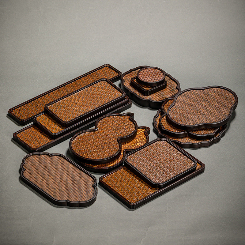 Bamboo tea tray
