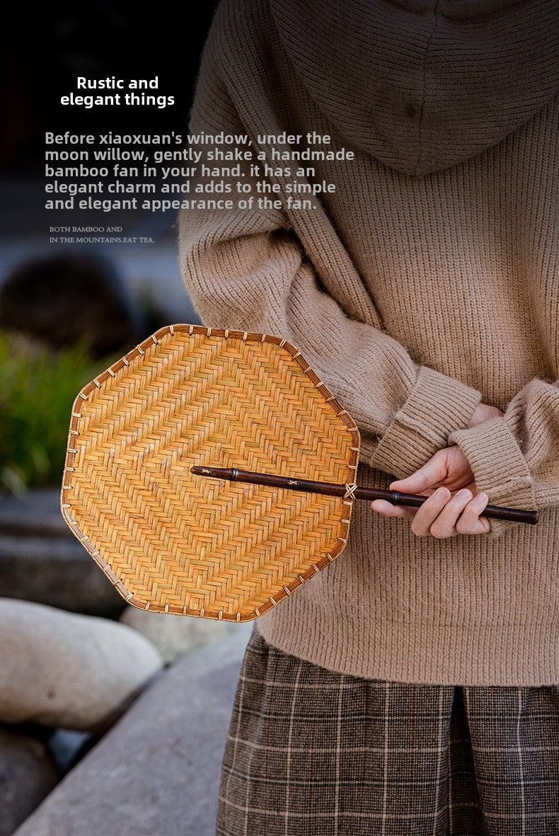 Handmade Bamboo Weaving Fan