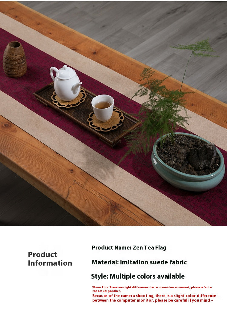 Chinese style tea flag