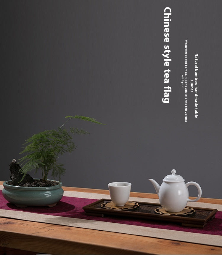 Chinese style tea flag