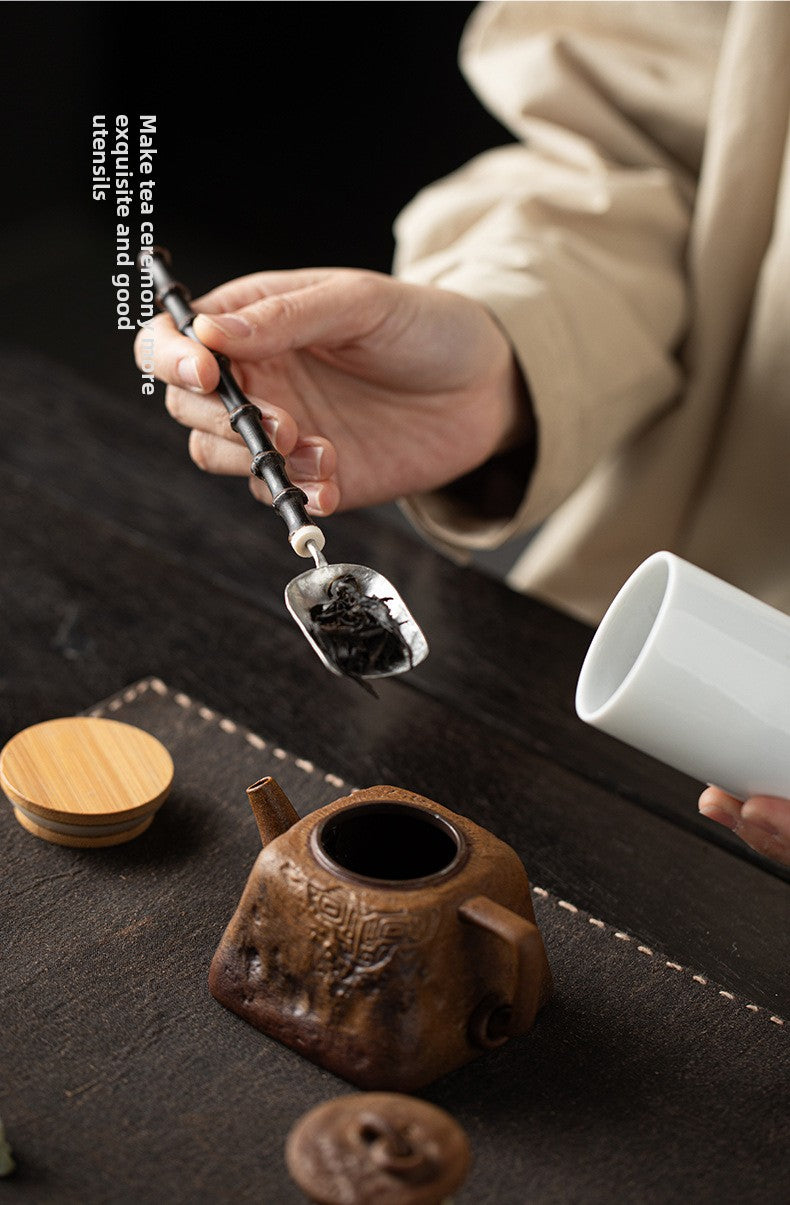 Black Bamboo Tea Spoon