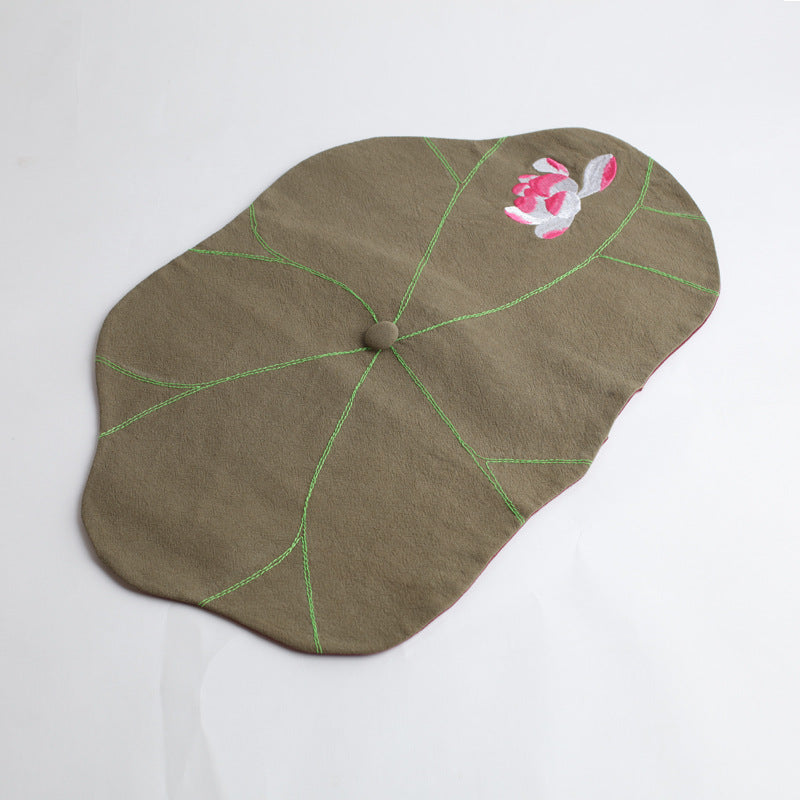 Chinese Style Fabric Small Tea Mat Coaster