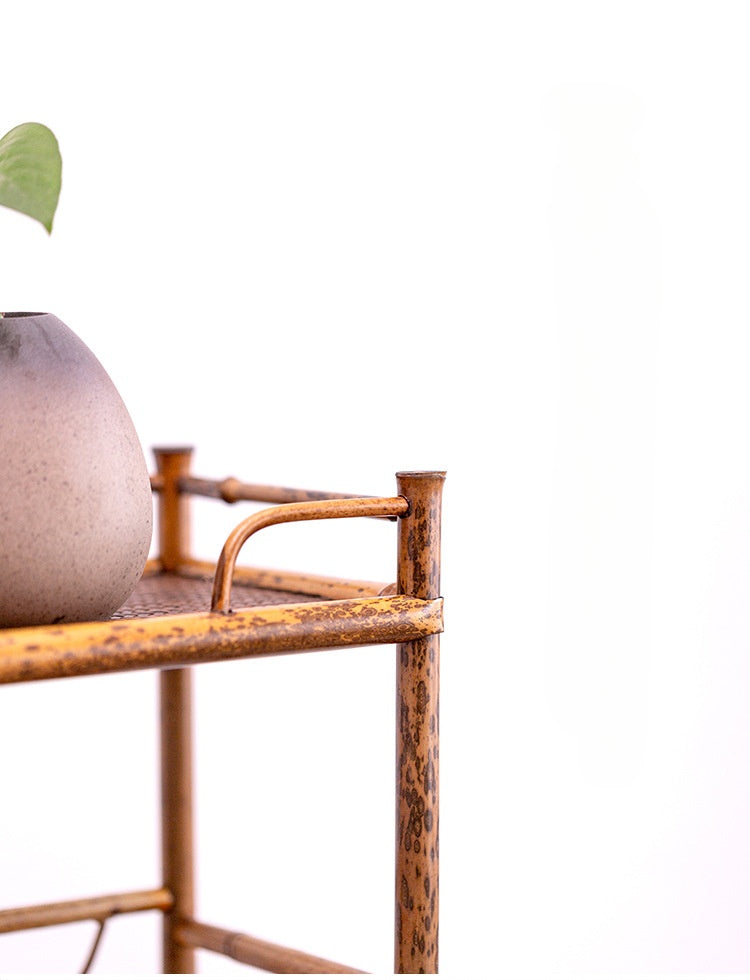 Purple Bamboo Tea Stand