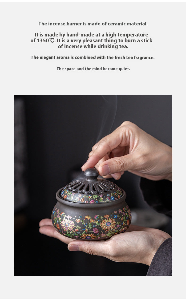 Chinese Style Incense Coil Aromatherapy Furnace Incense Holder