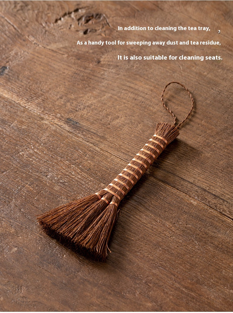 Brown Hair Tea Set Brush
