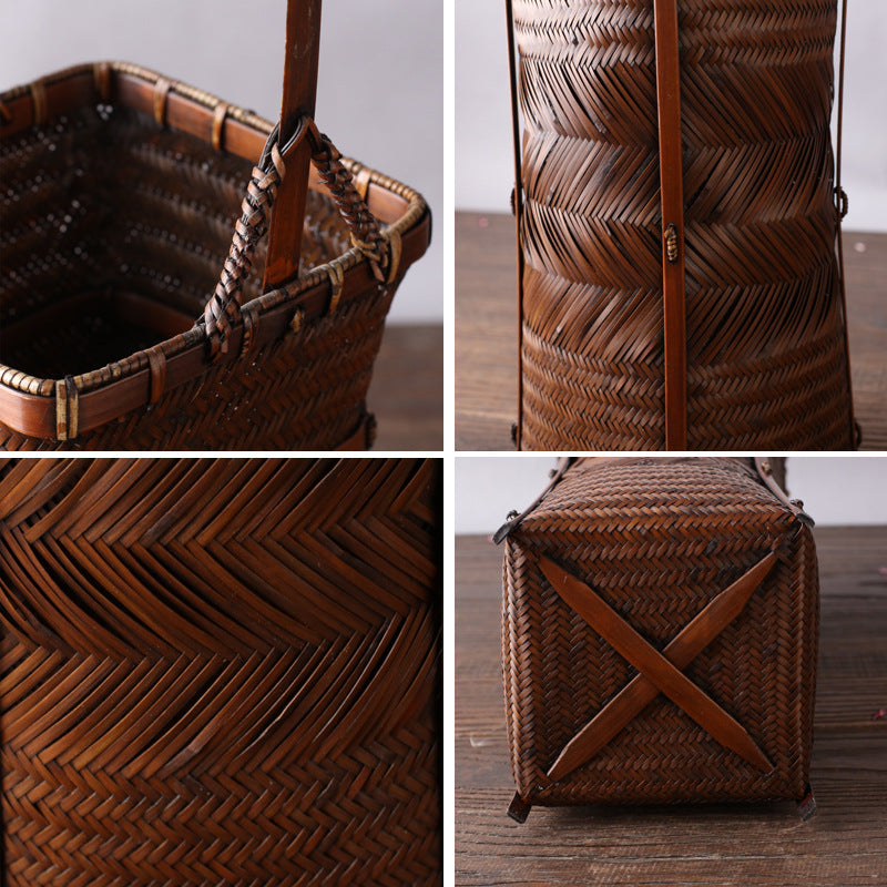 Bamboo Woven Flower Vase