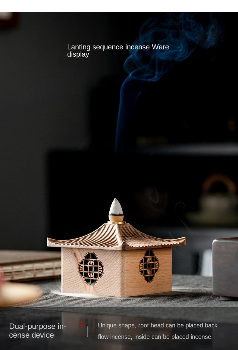 Wooden incense ware