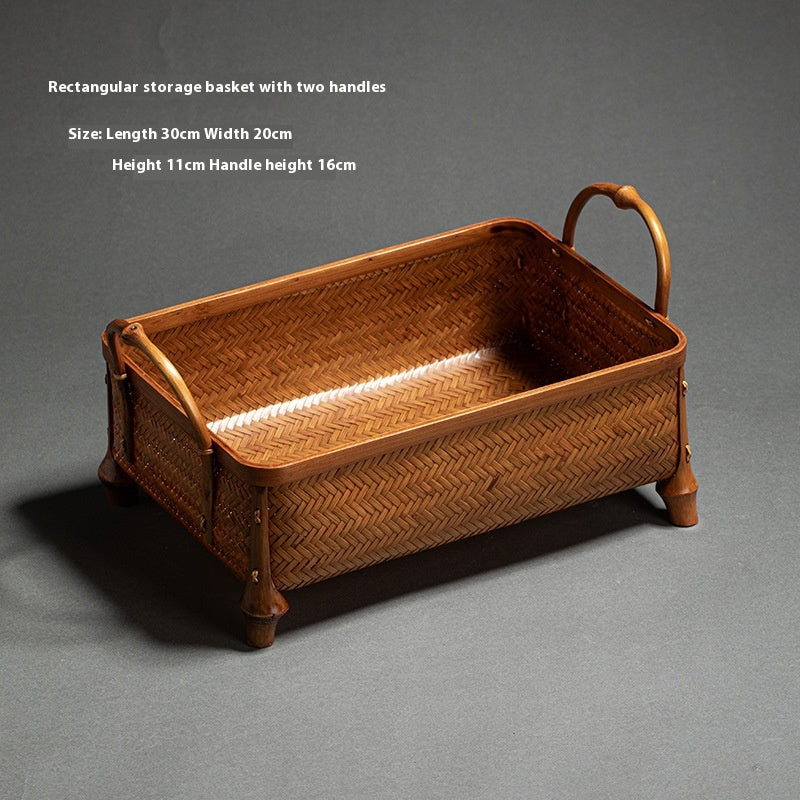 Bamboo Woven Storage Basket