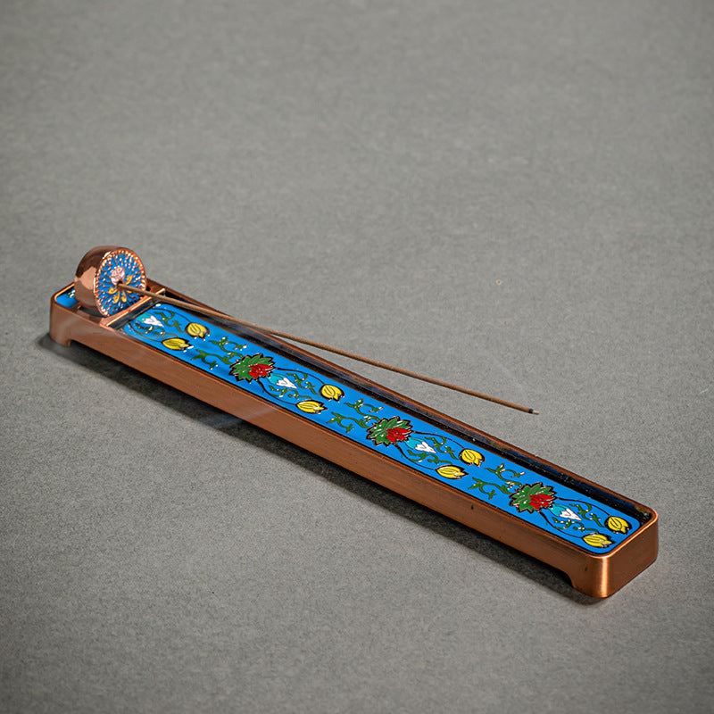 European Retro Zinc Alloy Incense Holder