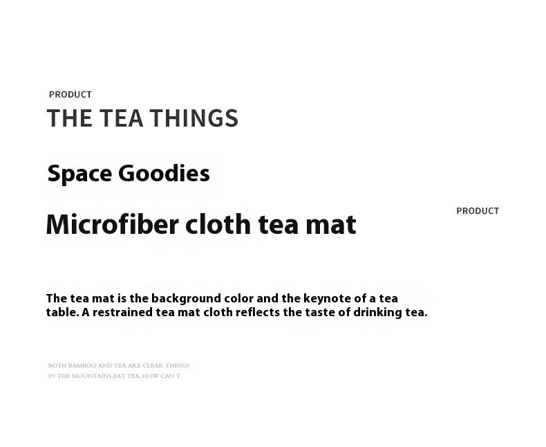 Microfiber Cloth Table Runner