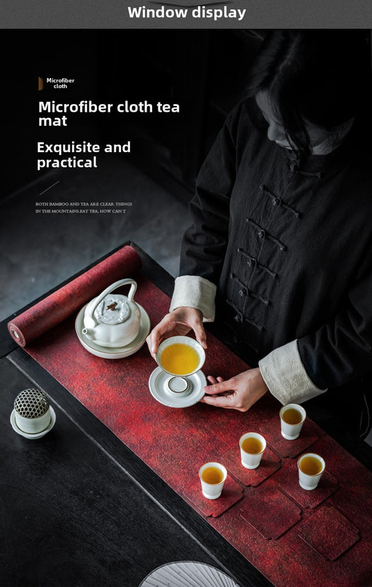 Microfiber Cloth Tea Mat