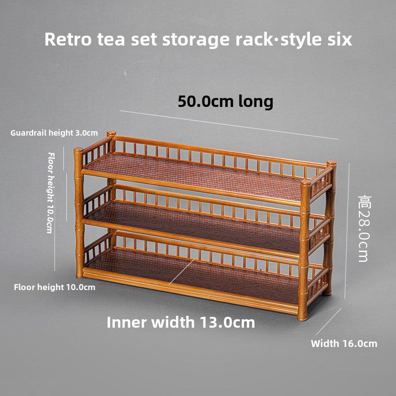 Bamboo Woven Tea Cup Holder