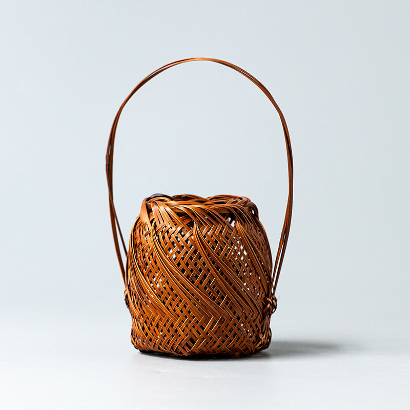 Handmade Bamboo Woven Vase