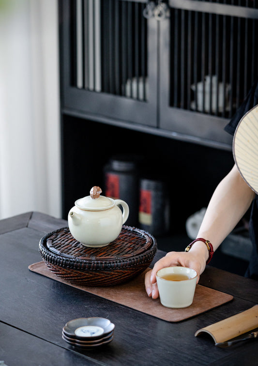 Simple Bamboo-Woven Tray