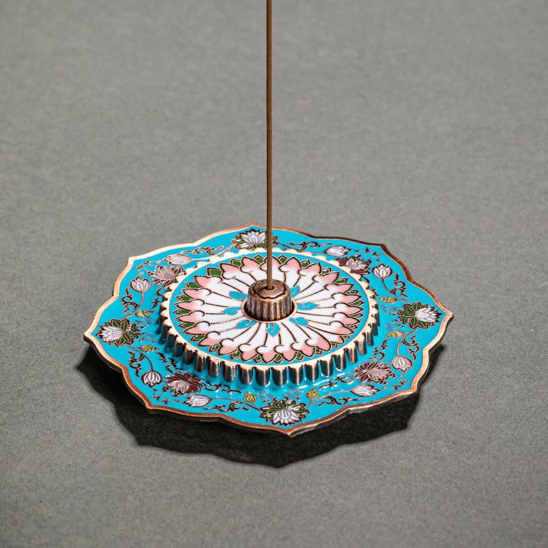 European Retro Zinc Alloy Incense Holder