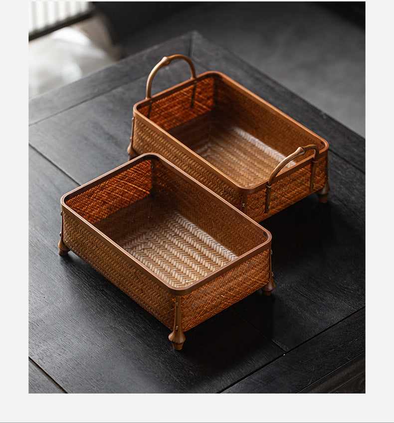 Bamboo Woven Storage Basket