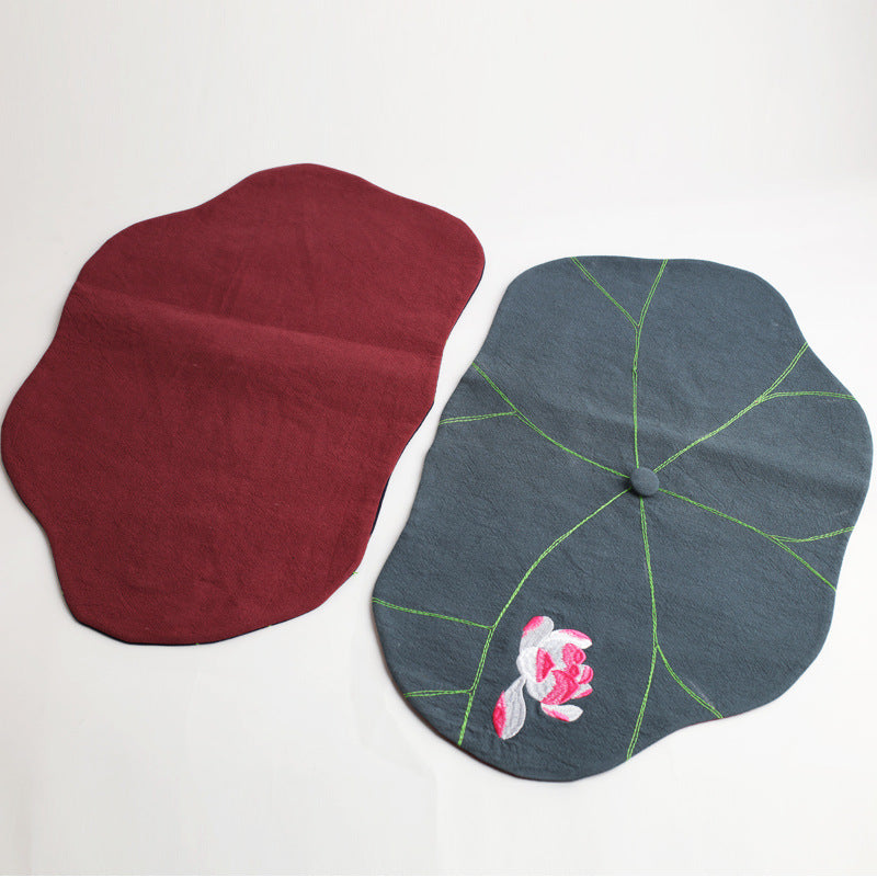 Chinese Style Fabric Small Tea Mat Coaster