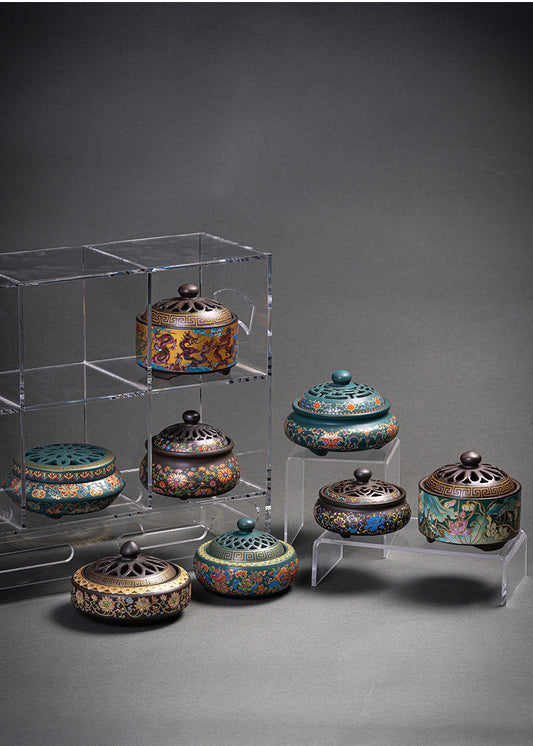 Chinese Style Incense Coil Aromatherapy Furnace Incense Holder