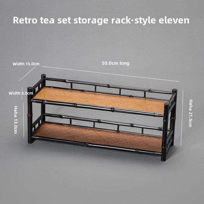 Bamboo Woven Tea Cup Holder