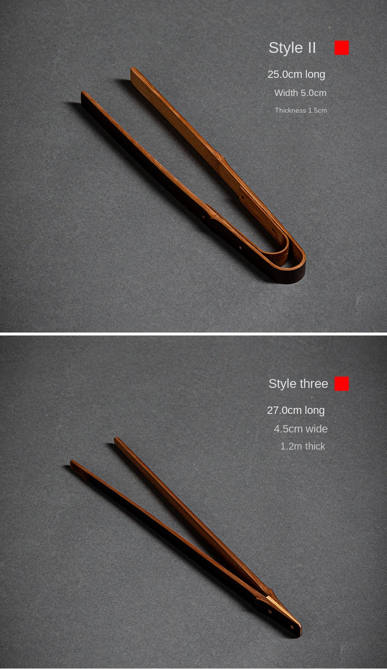 Bamboo Tea Tongs