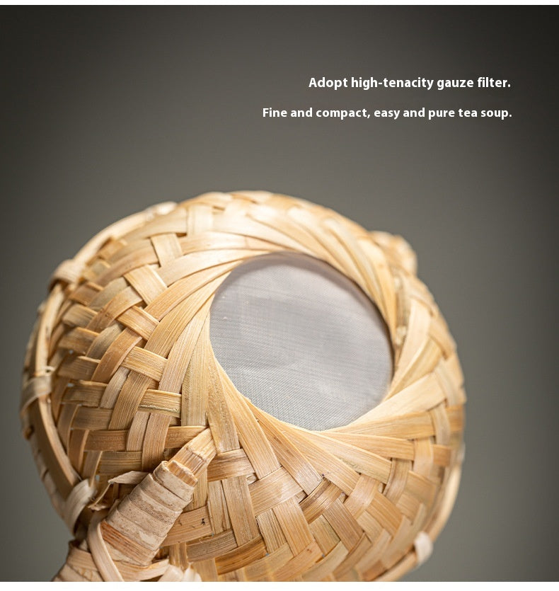 Chinese Retro Bamboo Tea Strainer