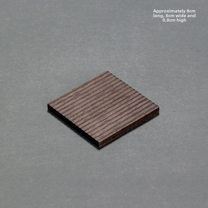 Wooden tea ceremony coaster